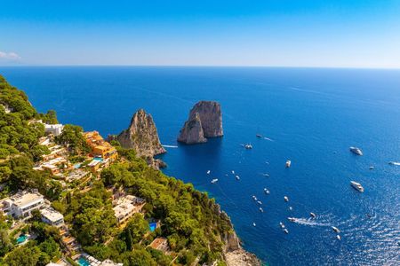 From Naples: Capri & Anacapri with Blue Grotto Visit