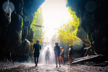 Small Group Hidden Caves, Canyon & River Half Day Adventure