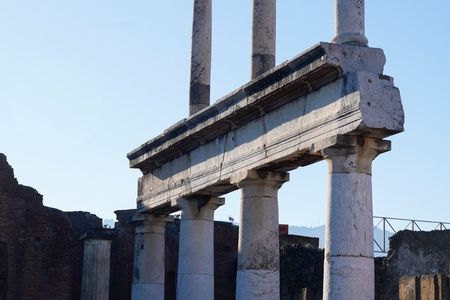 From Sorrento: Pompeii Skip-the-Line tkt, Train Tkt & Guided Tour