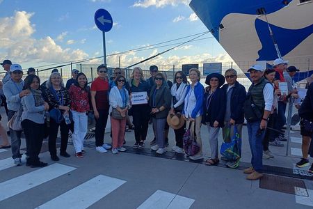 From Messina shared tour Taormina and Castelmola with 9-seater van