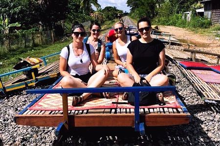 Battambang Full-Day Tuk-Tuk Tour with Bamboo Train & Bat Cave