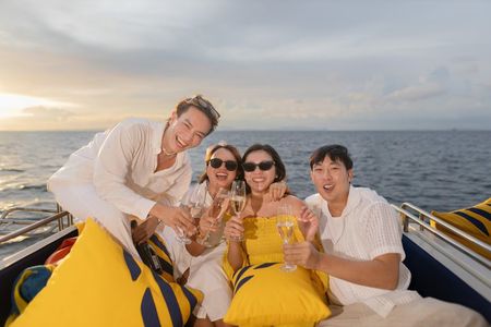 4 Islands Sunset Luxury Catamaran Cruise from Krabi