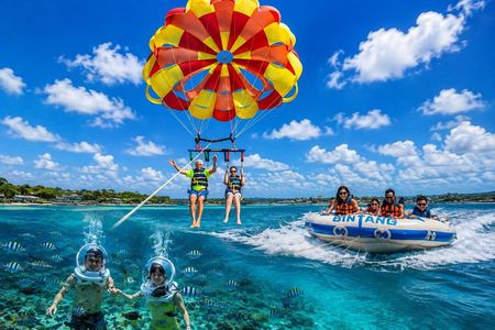 Bali Parasailing Adventure, Sea Walker, Donut Boat with Transfer