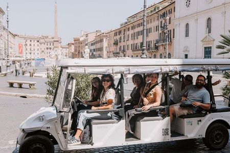 1.5 Hour Electric Golf Cart Rome highlights Tour