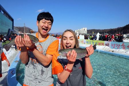 Korea Winter Ice Fishing Festival (Pyeongchang Trout Festival)