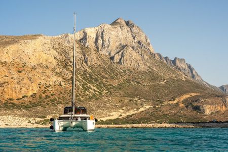 Kissamos Balos Sunset Catamaran Cruise with Sushi and Drinks