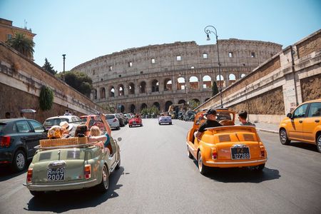 Convertible Fiat 500 Tour in Rome with Professional Photos