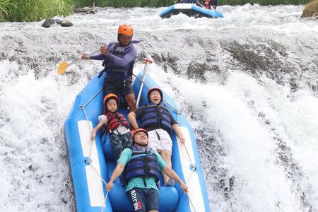 Rafting Telaga Waja River with optional transfer, zipline & lunch