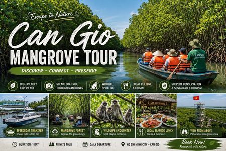 Wild Adventure: Private Can Gio Eco-Tour & Wildlife