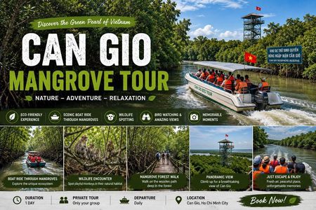 Wild Adventure: Private Can Gio Eco-Tour & Wildlife