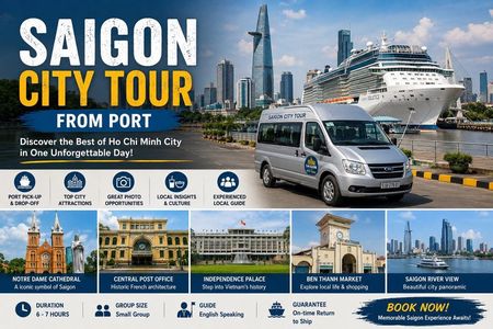 Saigon City Private Tour from Phu My Port – By Car