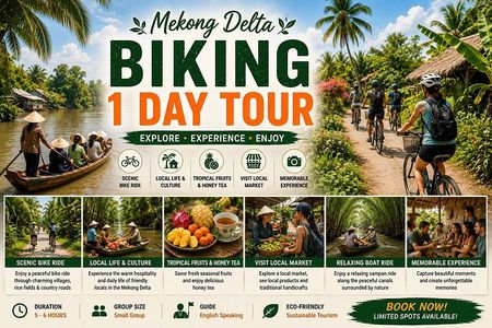 Private Mekong Delta & Bike Tour – Non-Touristy Escape