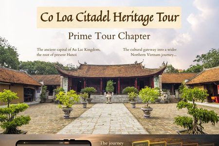 From Hanoi: Co Loa map-based game tour by bike