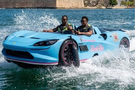 San Juan PR Watersports Car Rental Blue McLaren