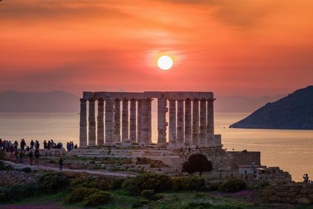 Cape Sounio Private half day Poseidon Athenian Riviera sunset