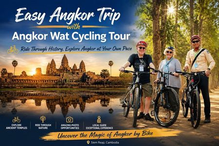 1 Day Private Tour Angkor Wat Cycling