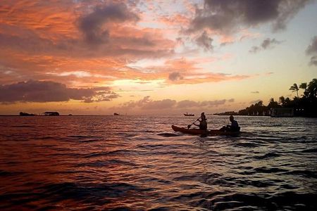 Sunset Sea Glass Island Kayak Tour Aruba