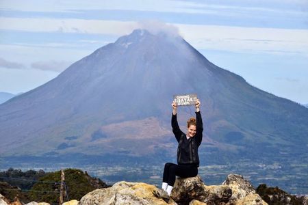 Mount Sibayak Sunrise Hike from Medan included Waterfall