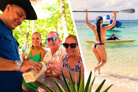 Cozumel Tequila and Chocolate Tour with Drink and Beach Day Pass