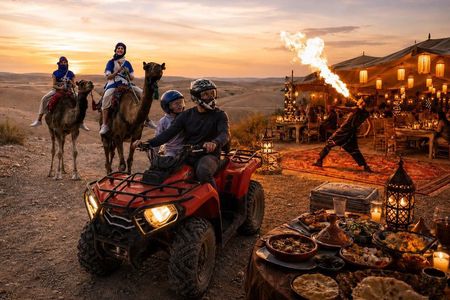 Quad and Dinner Show at Agafay Desert