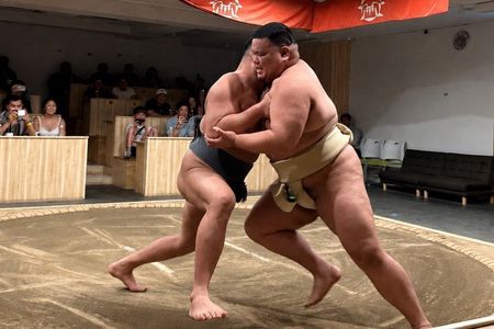 Kyoto: Sumo Show Experience with Photo & Drinks