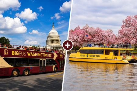 Unlimited Water Taxi Pass & Hop-on Hop-off Bus Sightseeing Tour