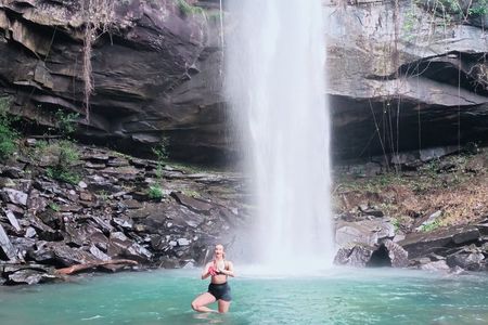 Kampot Waterfall Adventure with Nature Hiking Jungle and Swimming
