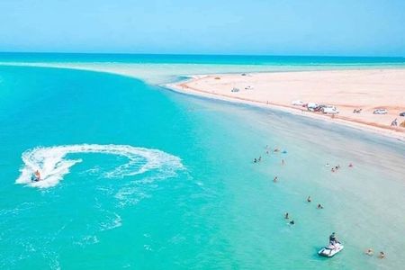 Airboat Sailing Shared Trip to Hessi Jerbi Beach