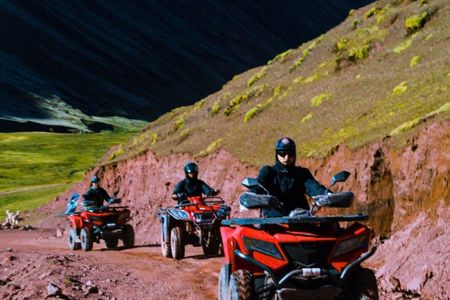 Full day on ATV at the Mountain of Colors and the Red Valley