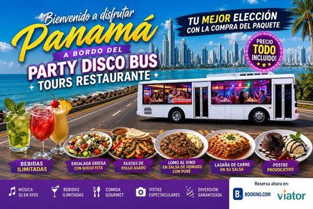 Party Disco Bus Tour Restaurant (ALL INCLUSIVE PRICE)