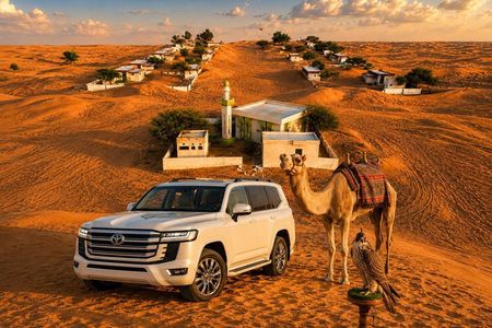 Al Madam Ghost Village & Red Dune Safari, BBQ Dinner & Live Shows