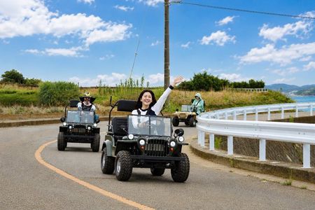 Mt. Fuji & Ocean Views Go-Kart Style EV Tour in Miura near Tokyo