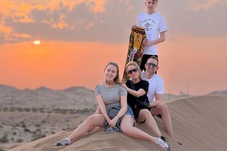 Private Desert Safari Abu Dhabi With Camel Ride & Sand Boarding
