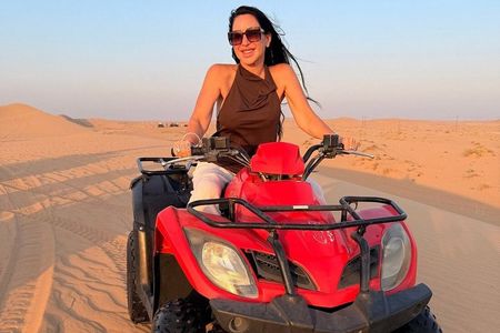 Dubai Desert Escape: Red Dunes Safari, Falcon, Camel & BBQ Dinner