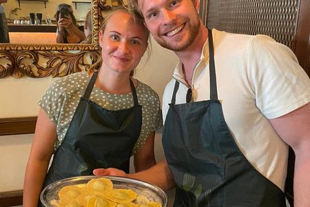 Pasta and Tiramisu Cooking Class with Wine in Venice