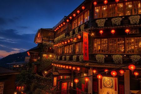 From Taipei: Yehliu, Shifen & Jiufen Night View Group Tour