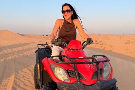 Dubai Desert Escape: Red Dunes Safari, Falcon, Camel & BBQ Dinner