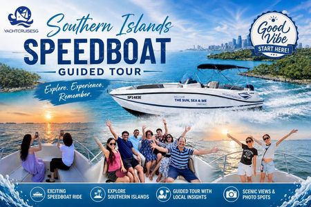 Singapore Southern Islands Speedboat Guided Tour