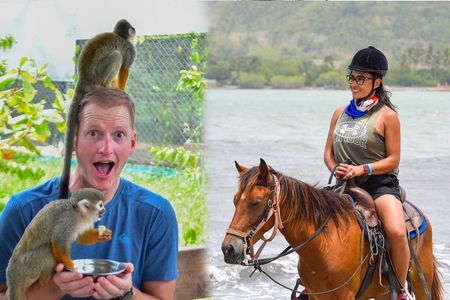 2x1: Horseback Riding Plus monkeyLand Amber cove Taino Bay