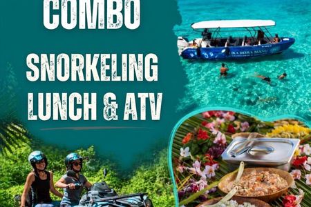 Full Day Combo Snorkeling with Buffet and Bora Bora ATV Tour