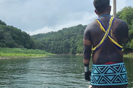 Panama City Emberá Indigenous Village Chagres Waterfall and River
