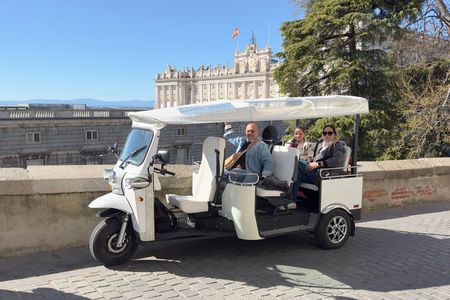 The maximum of Madrid in the minimum time: Tour in Tuk Tuk Eco