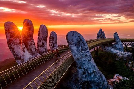 Da Nang private car: Golden Bridge, My Son & Marble Mountains