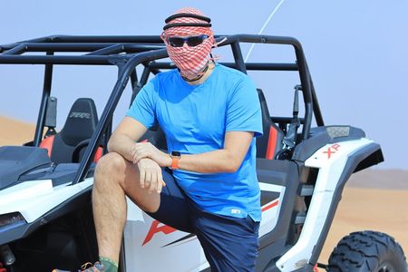 Abu Dhabi Layover Desert Escape: Safari, Camel Ride, & BBQ Dinner