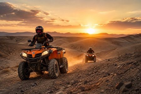 Agafay Desert Quad,Camel Ride, Sunset Dinner Show from Marrakech