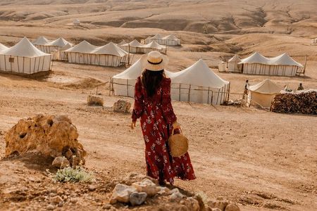 Overnight desert & dinner show with camel ride with Quad bike