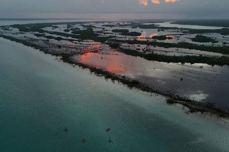 Sunrise Paddle & Kayak Pirate’s Channel, Bacalar Lagoon