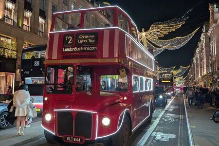 Christmas Lights Tour by Vintage Bus in London