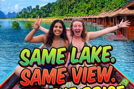 2 Day 1 Night Superior Floating Bungalow on Cheow Lan Lake