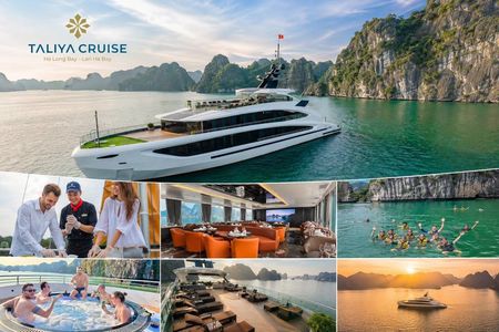 Ha Long Bay and Lan Ha Bay with 5 Stars Taliya Luxury Cruise
